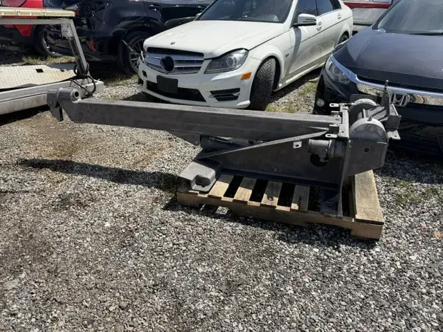 Automotive parts stripped at a commercial yard