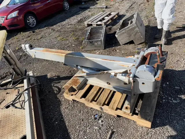 Heavy equipment components blasted on site